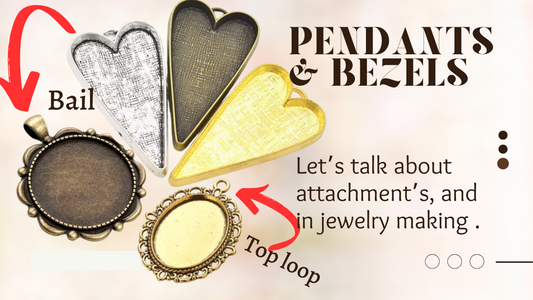 Jewelry making pendants and bezels what is the difference 