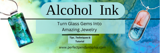 Colorful Creations: Crafting Vibrant Jewelry Using Alcohol Inks and Glass Gem Cabochons