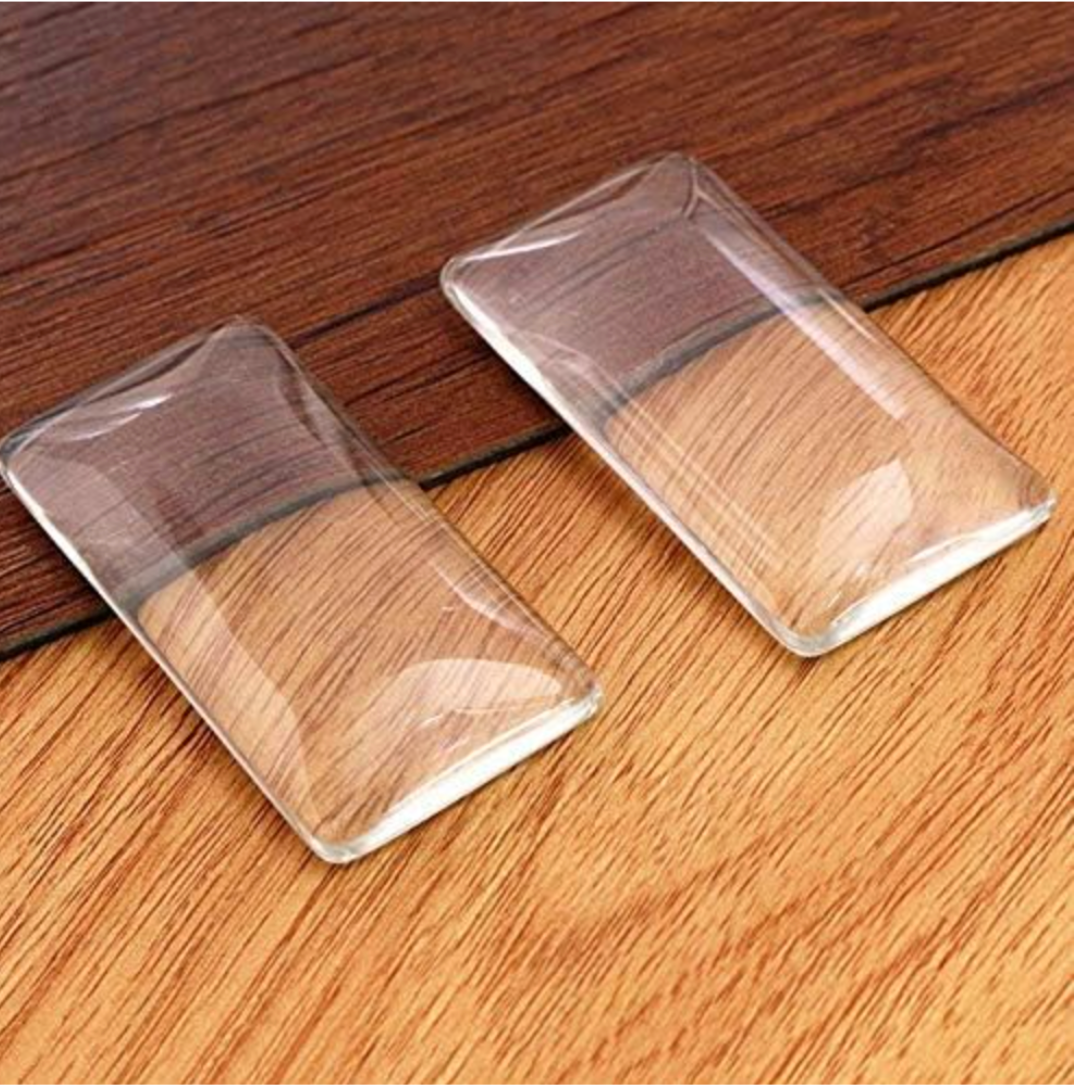 18x25mm Rectangle Glass Cabochon - Perfect Pendants Plus