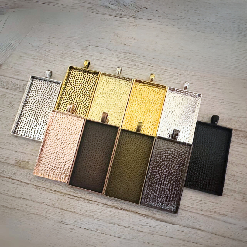 Kits 25x50mm Deep Rectangle Necklace - Perfect Pendants Plus