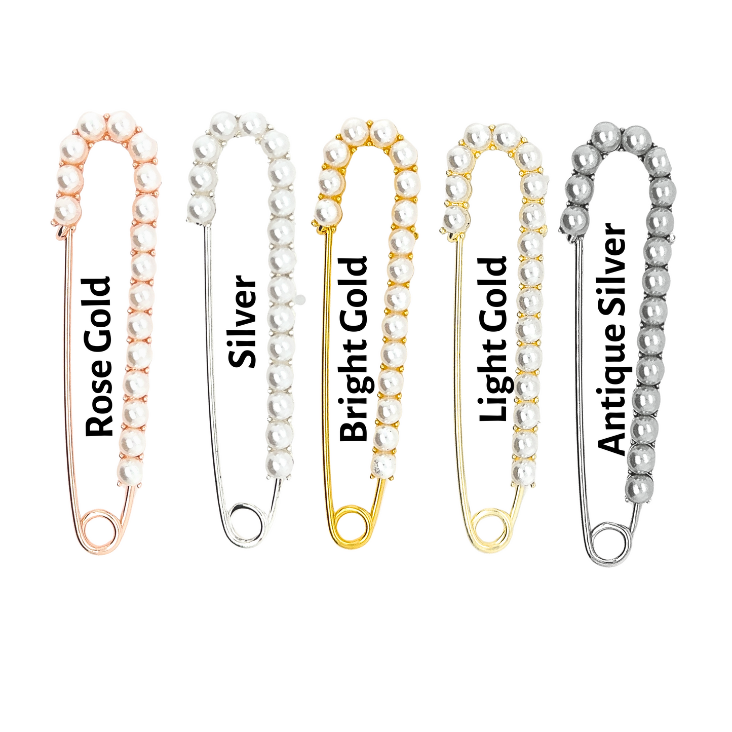 Large Pearl Pin Safety Brooch - Perfect Pendants Plus