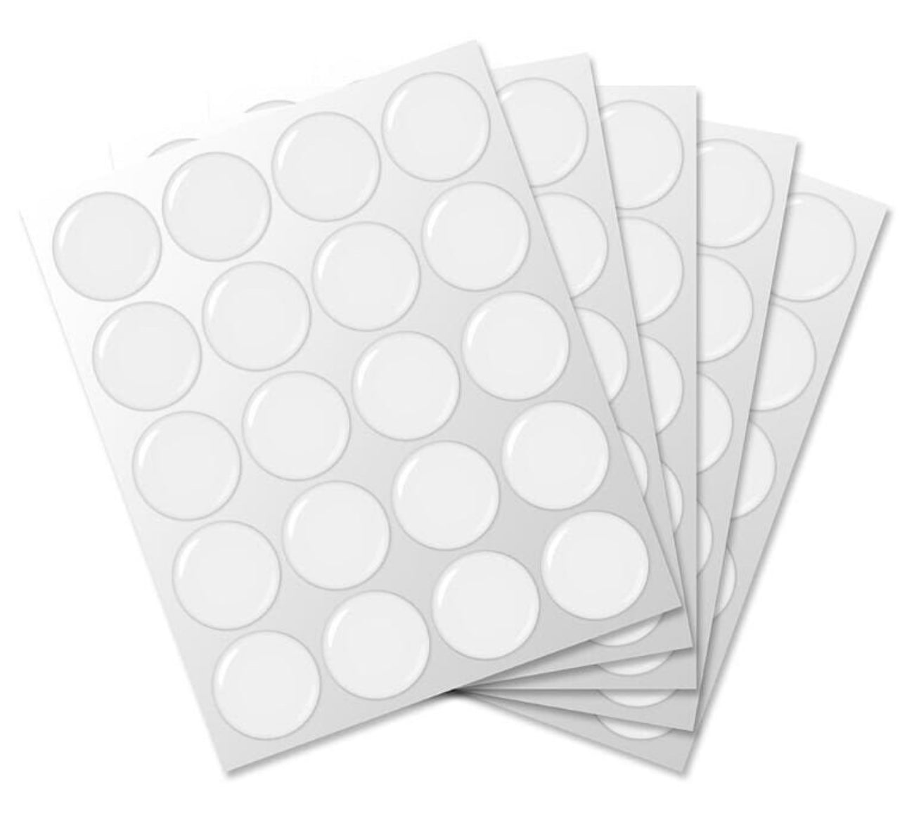 25mm Round Clear Pendant Covers Epoxy Photo Cover & Adhesive - Perfect Pendants Plus