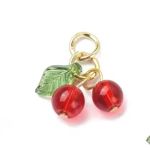 14kt Gold Plated Cherry Charm
