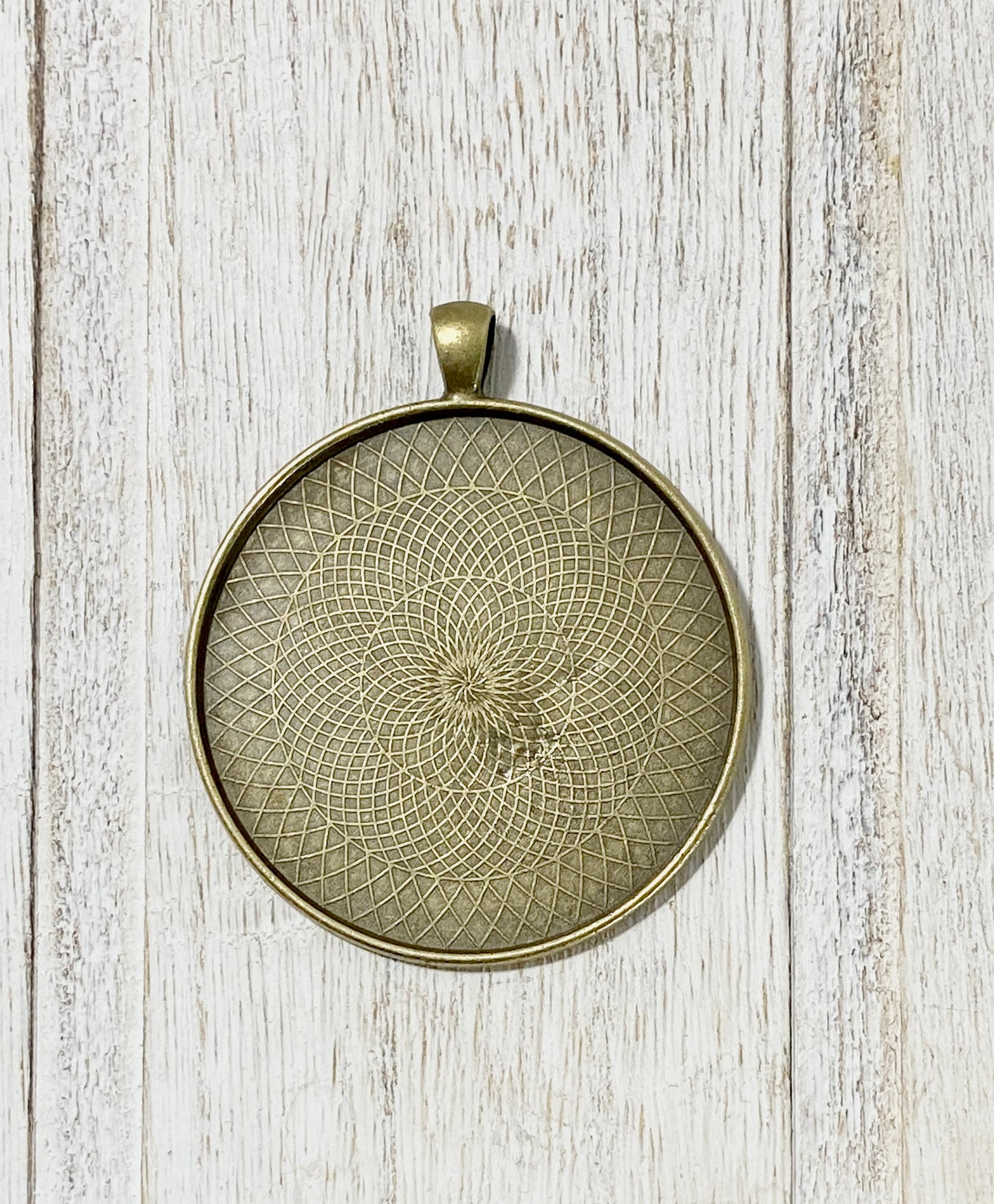 6 - 58mm Round Extra Large Pendant Base Trays - Perfect Pendants Plus