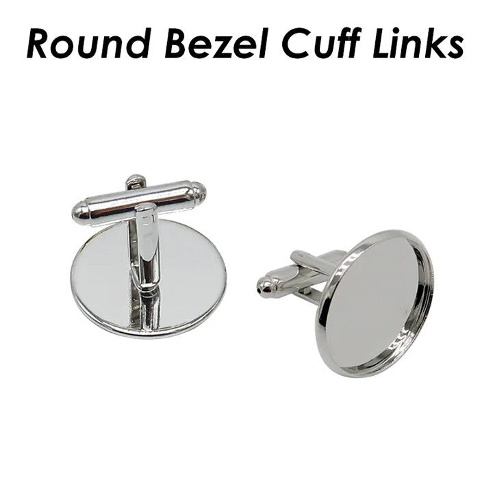 1 DIY Kit - Photo Cuff Links for Wedding Party Gift - Perfect Pendants Plus