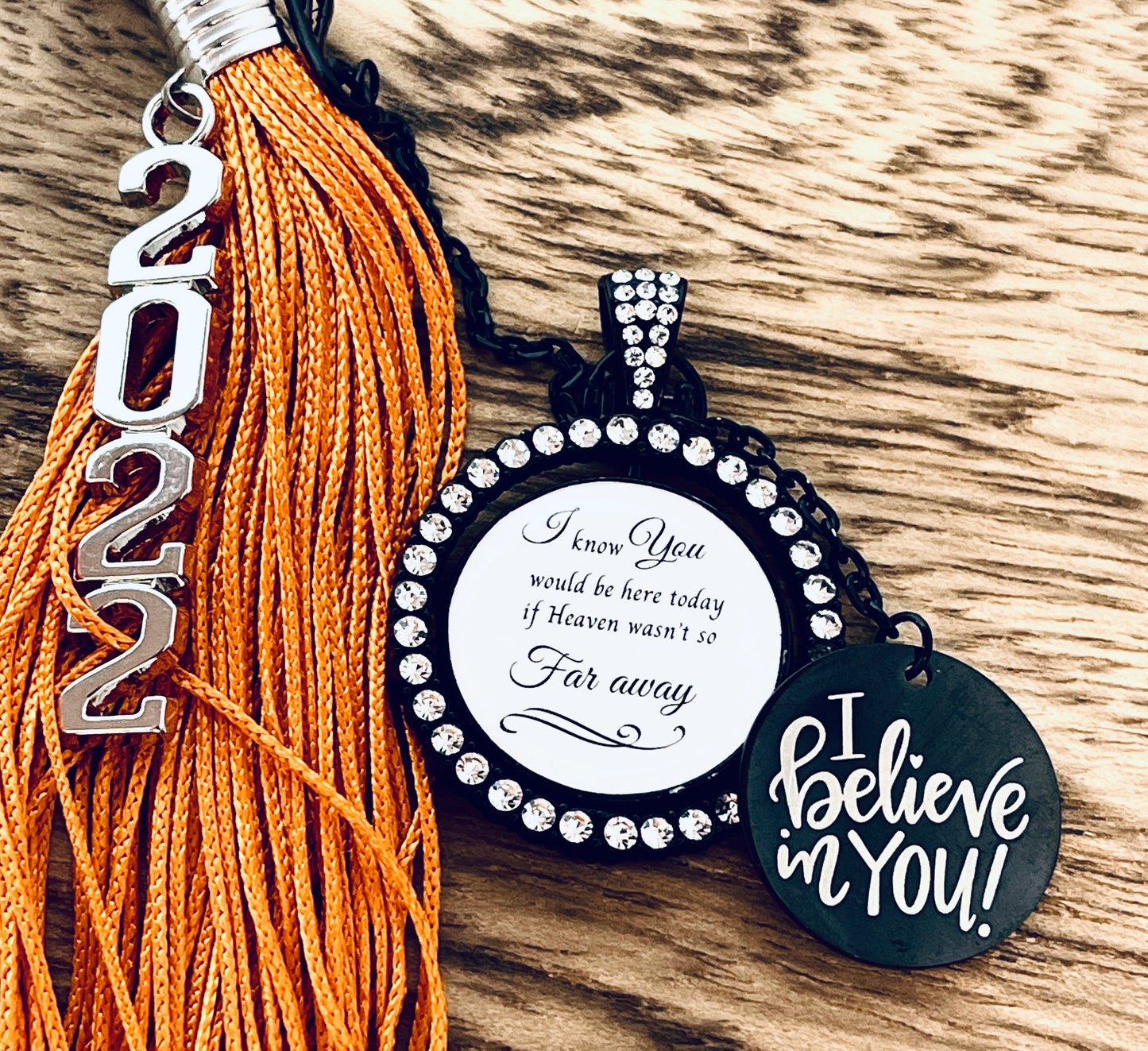 I Believe In You Graduation Memory Charm - Perfect Pendants Plus