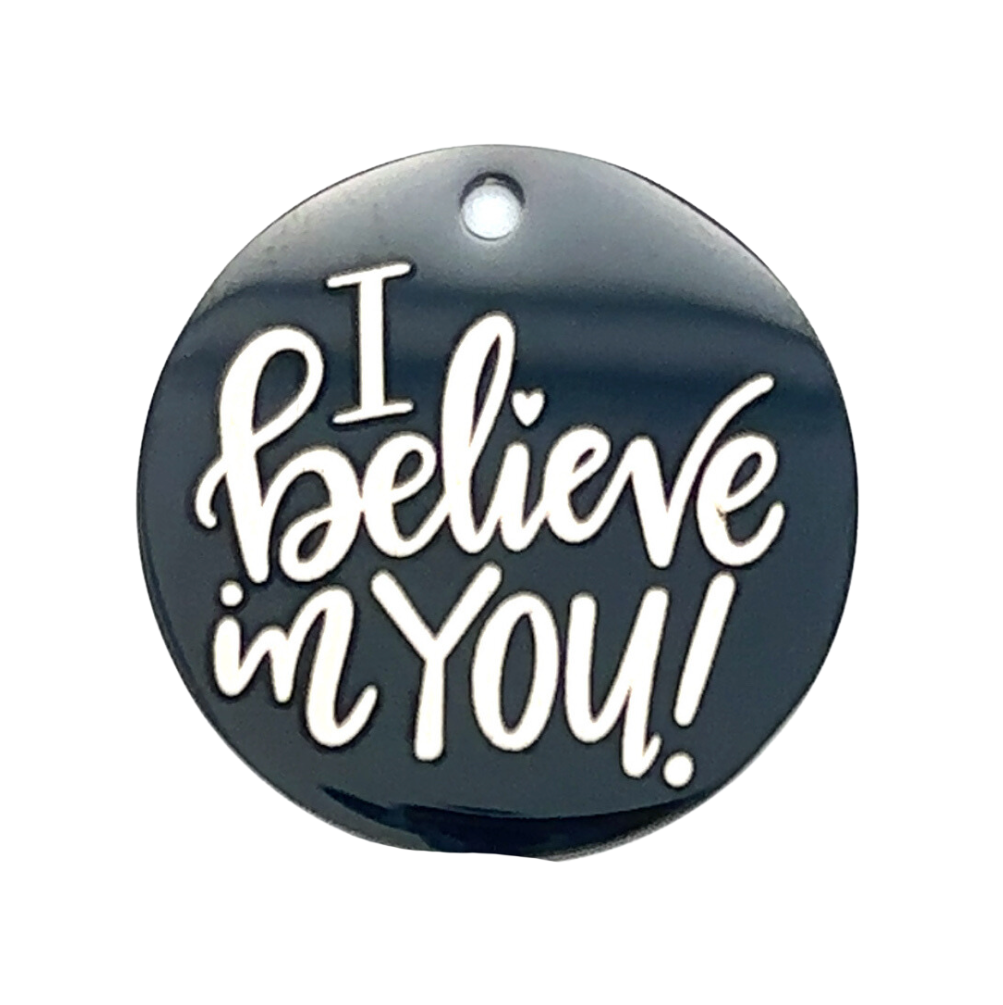 I Believe In You Graduation Memory Charm - Perfect Pendants Plus