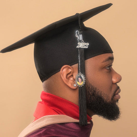 Personalized Photo Tassel Charm Graduation - Perfect Pendants Plus