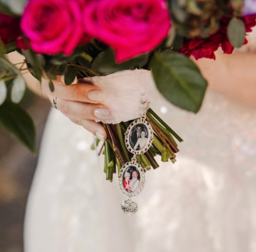Custom Made Memorial Keepsake Charm Sentimental Bride - Perfect Pendants Plus