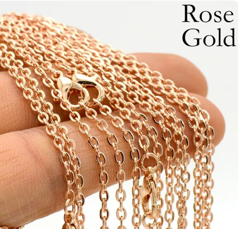 50 Wholesale 24 inch Rolo Chain Necklaces - Perfect Pendants Plus