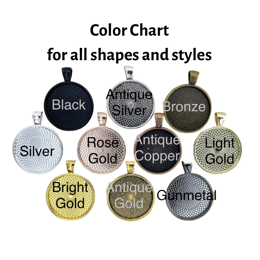 Round Dangle Glass and Earrings Multi Size - Perfect Pendants Plus