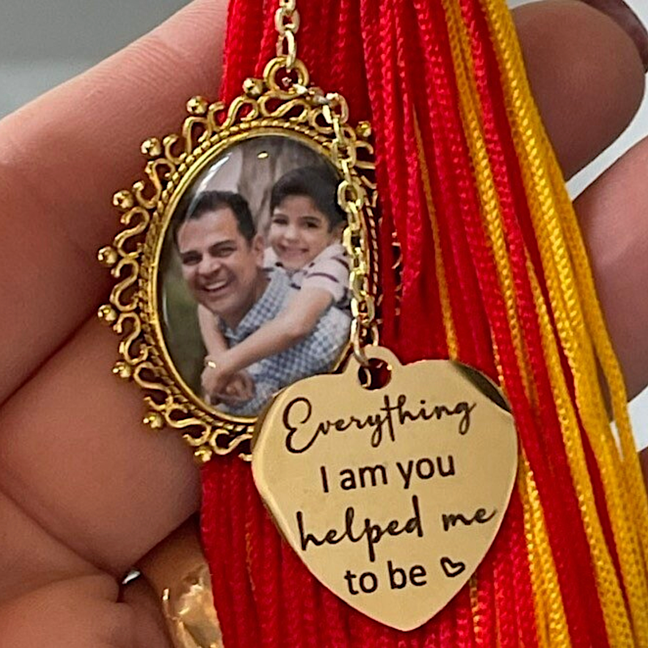  Personalized Graduation Tassel Charms Picture Pendant 