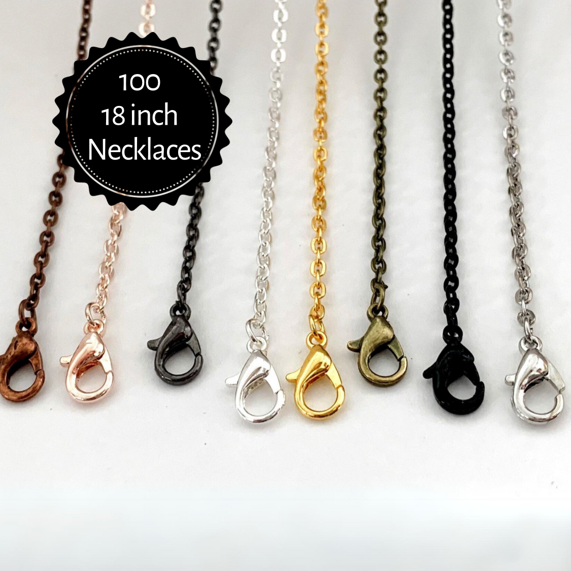 100 necklaces women's chains wholesale