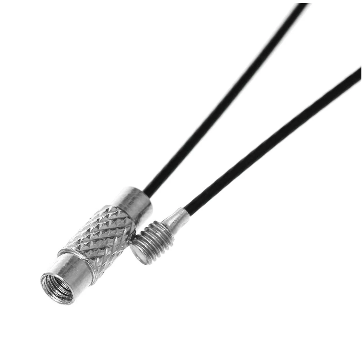 12- 18 Inch Black Steel Wire Necklace Choker with Screw Clasp - Perfect Pendants Plus