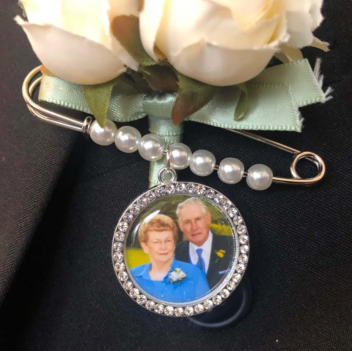 Wedding Pearl Brooch Pin for Brides Bouquet - Perfect Pendants Plus