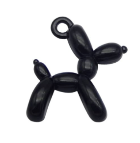Balloon Dog Charm for bracelets – 15mm Gold-Plated Stainless Steel