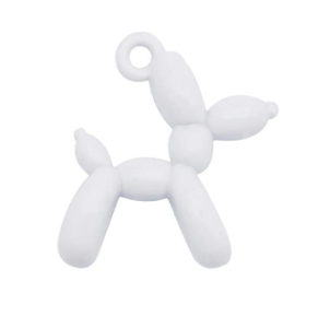 Balloon Dog Charm for bracelets – 15mm Gold-Plated Stainless Steel