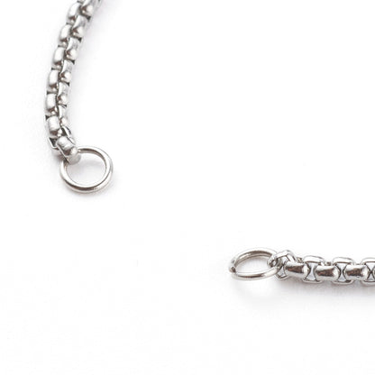 silver bracelet with extender