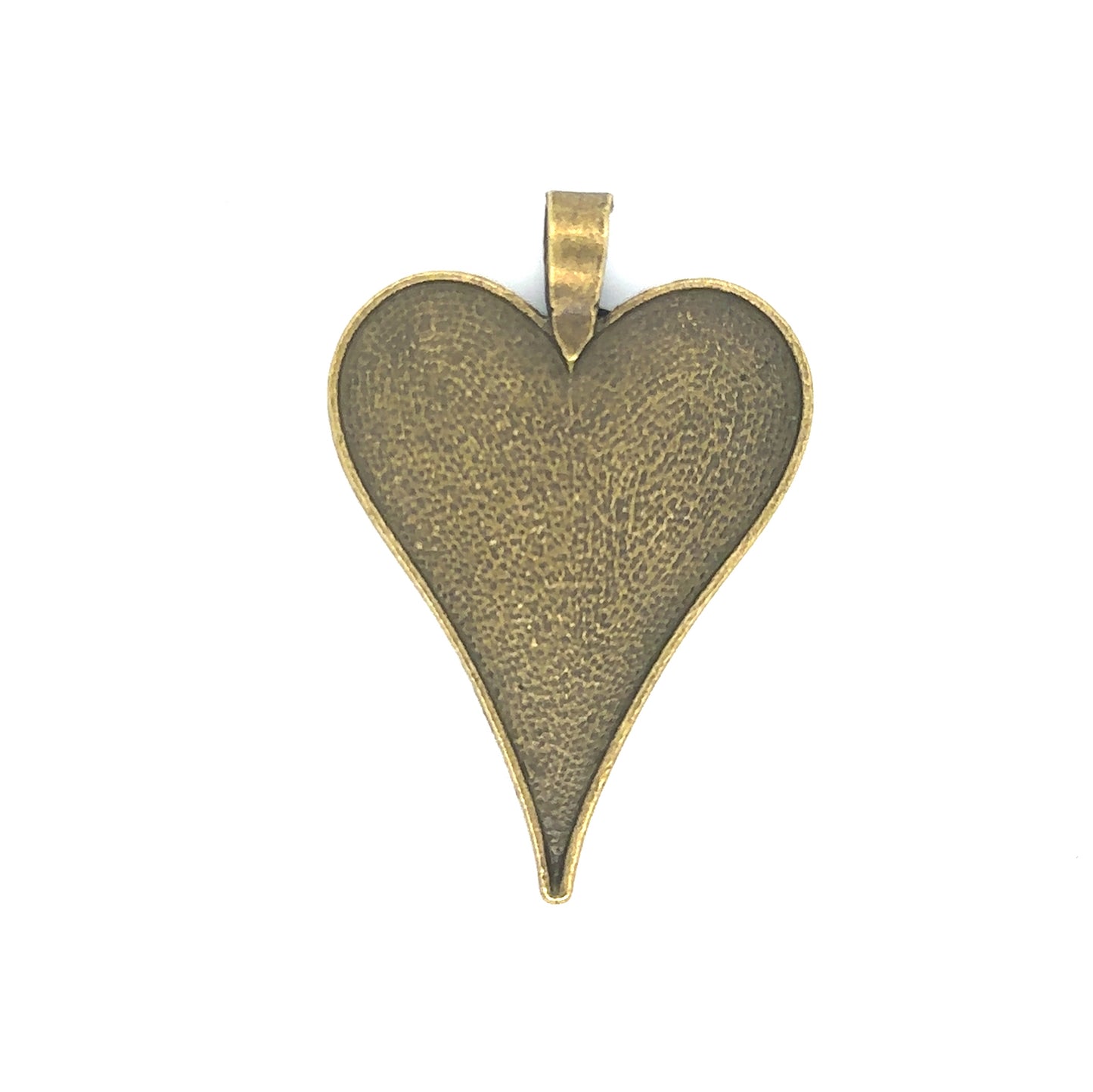 Heart Shaped Pendant Tray 35x48mm