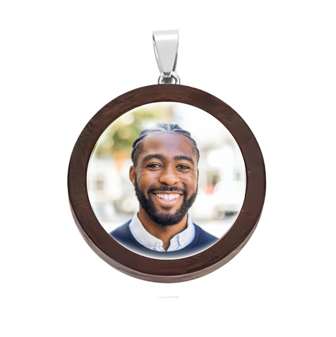 Graduation Keepsake Wood Photo Pin - Perfect Pendants Plus