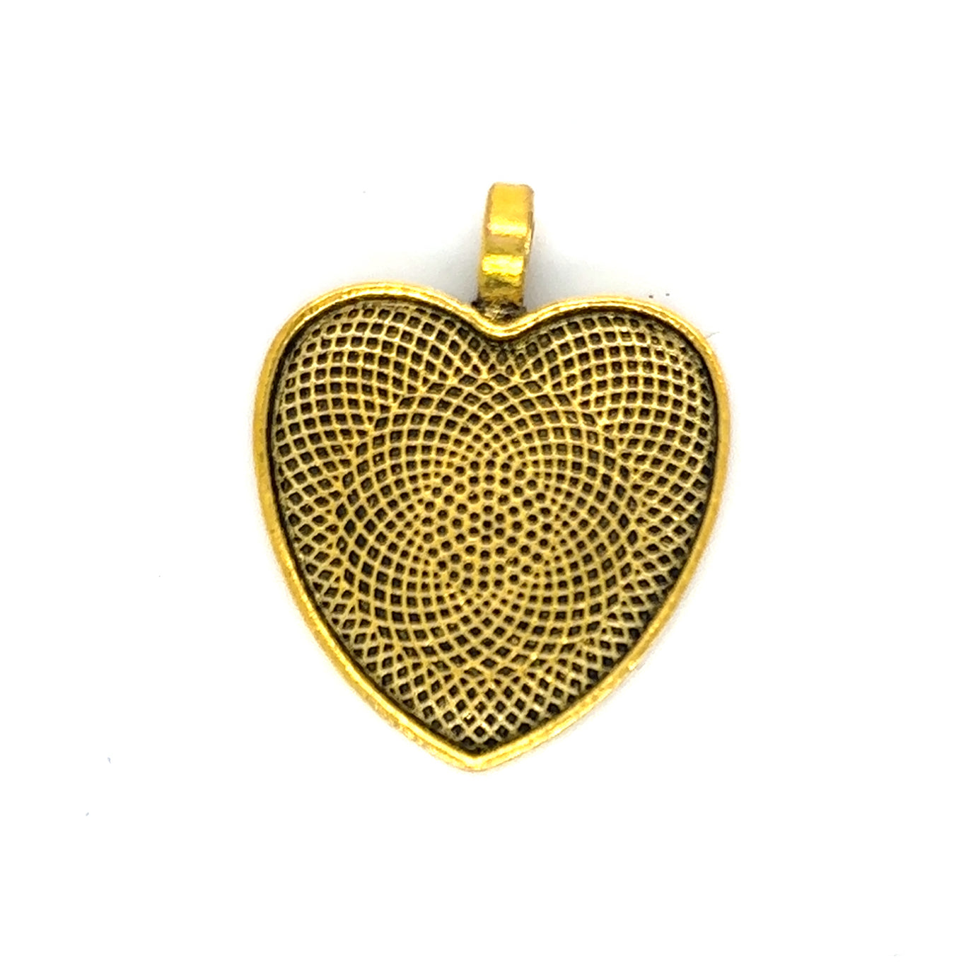 25mm Heart Shaped Pendant Charms