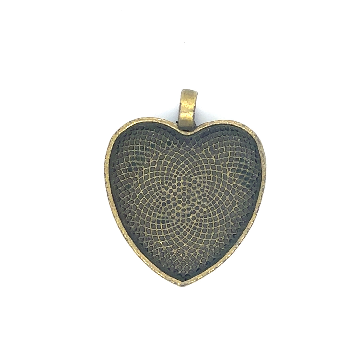 25mm Heart Shaped Pendant Charms