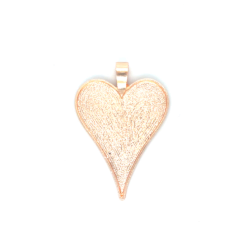 Heart Shaped Pendant Tray 35x48mm