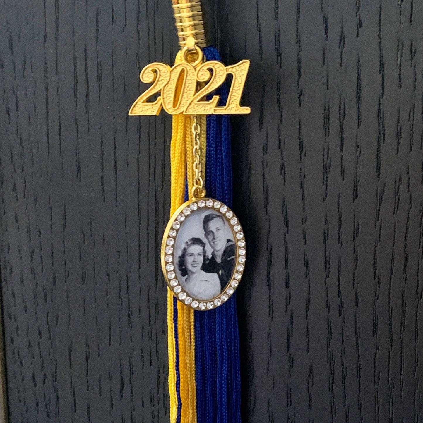 DIY Kit to make Graduation Cap Charm with Memorial Photo to Wear on Cap - Perfect Pendants Plus
