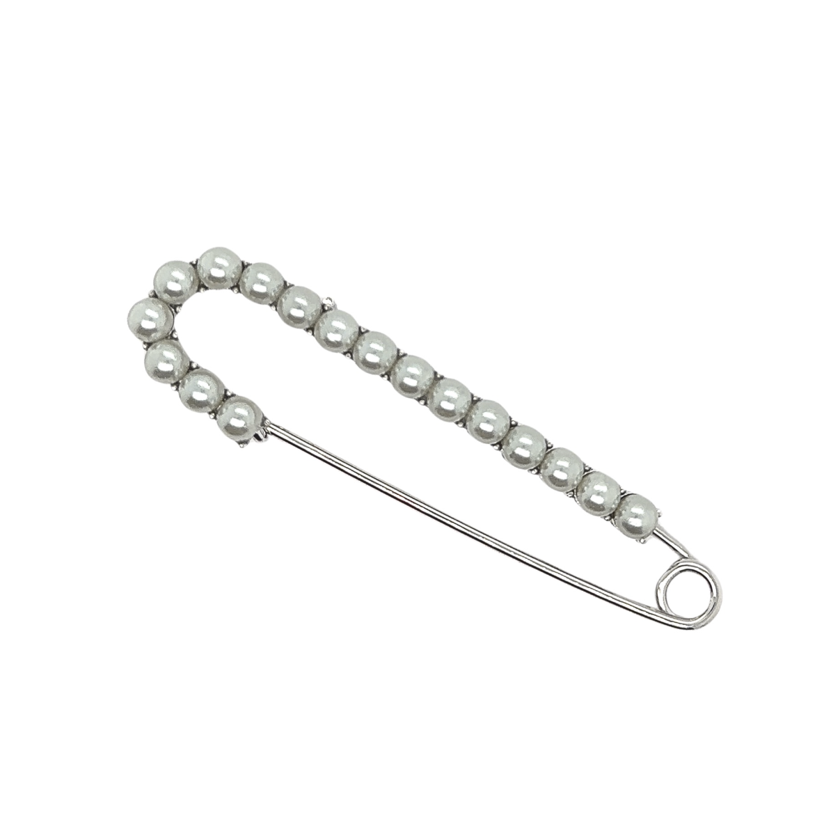 Large Pearl Pin Safety Brooch - Perfect Pendants Plus