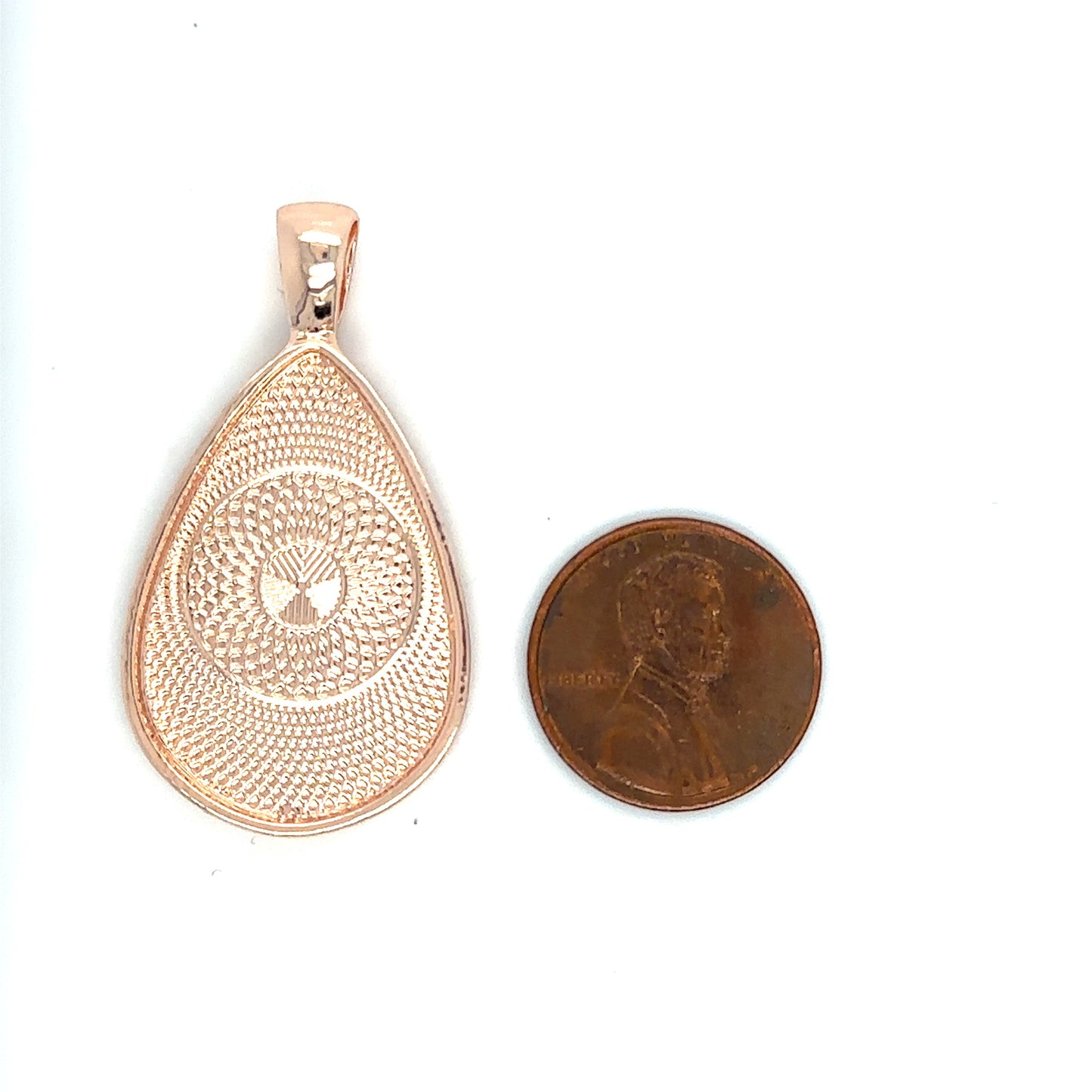 20x30mm Teardrop Shaped Necklace Pendant Setting