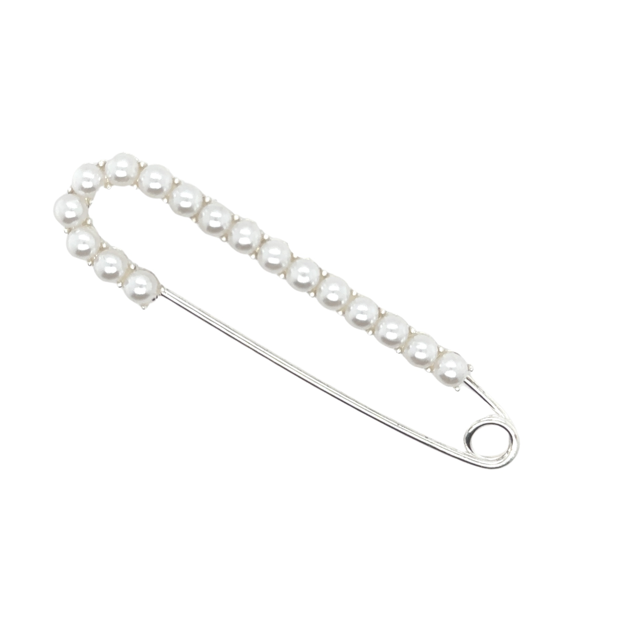 Large Pearl Pin Safety Brooch - Perfect Pendants Plus