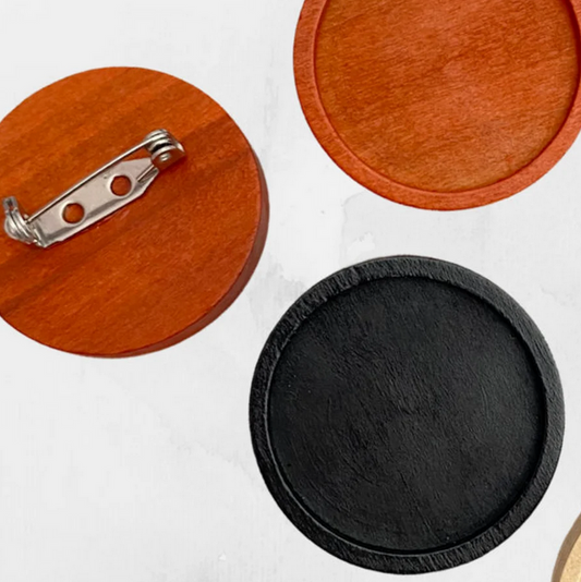Wooden Lapel Pins DIY kit
