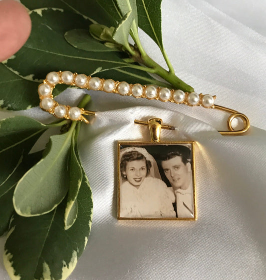 Rememberance Charms Classic Pendant and Pearl Pin Set - Perfect Pendants Plus