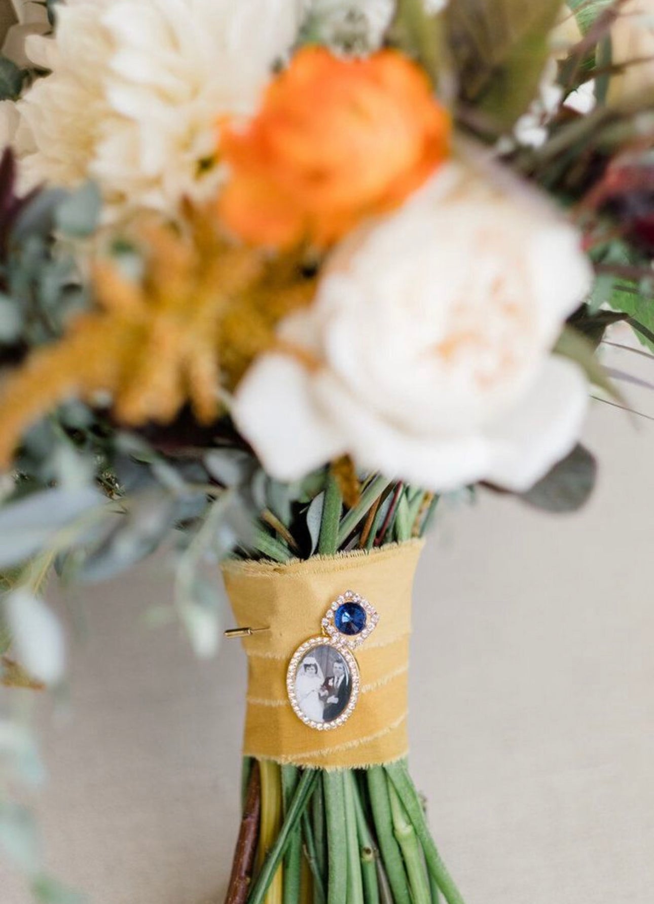 DIY Kit Something Blue Photo Memory Charm and Pin - Perfect Pendants Plus