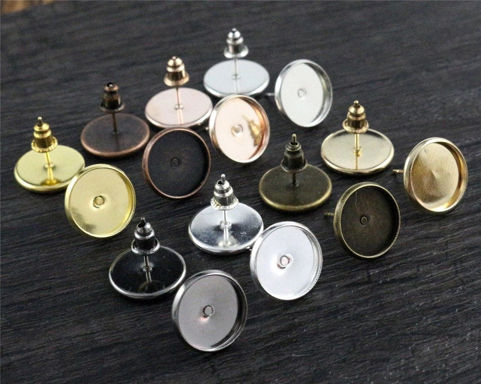 12mm Round Glass Domed For Pendants, Magnets or Mosaics