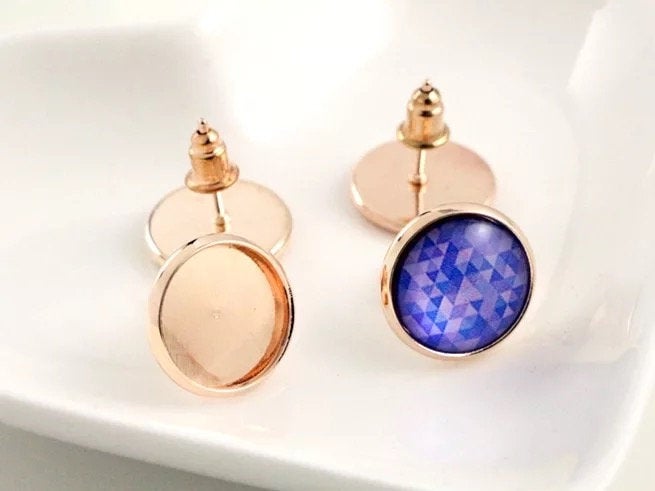 12mm Round Glass Domed For Pendants, Magnets or Mosaics - Perfect Pendants Plus