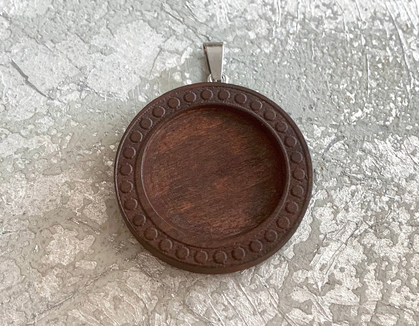 Personalized lapel pin Wood Photo Memory Charm for Boutonniere - Perfect Pendants Plus