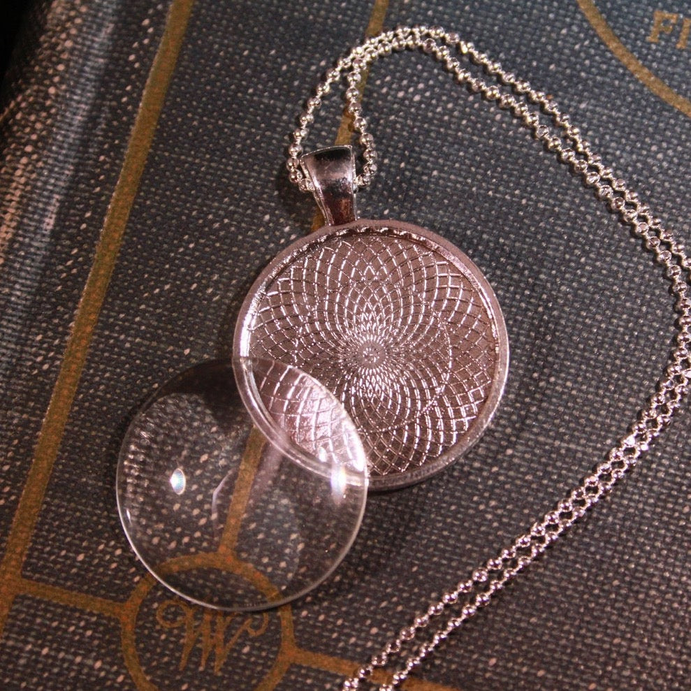 30mm Round Clear Glass Cabochons (1.18 inches) - Perfect Pendants Plus