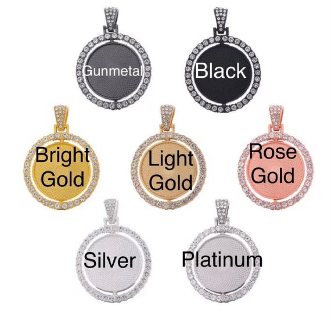 Double Sided Wedding Gift Memorial Photo Charm - Perfect Pendants Plus