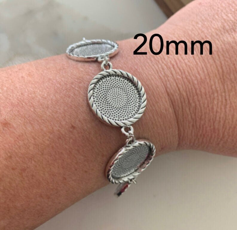 Bracelet Making kits - Complete make Bracelet Kit Includes Glass - Perfect Pendants Plus