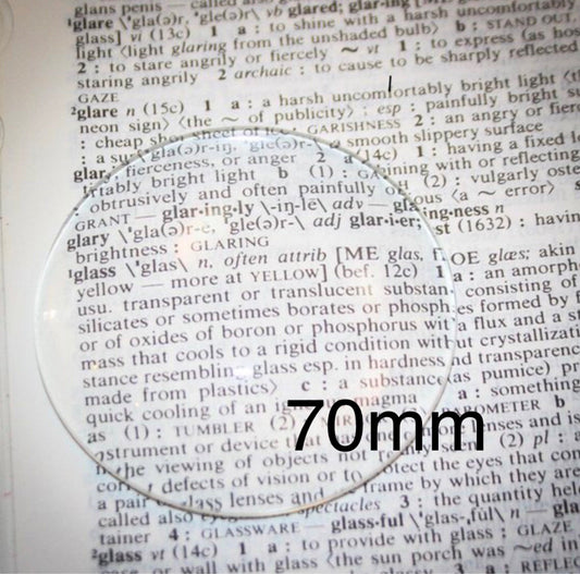 70mm or 80mm Extra large Glass Almost 3 inches Round cabochon for Making Photo Pendants, Paper weight , Mixed Media, Steampunk
