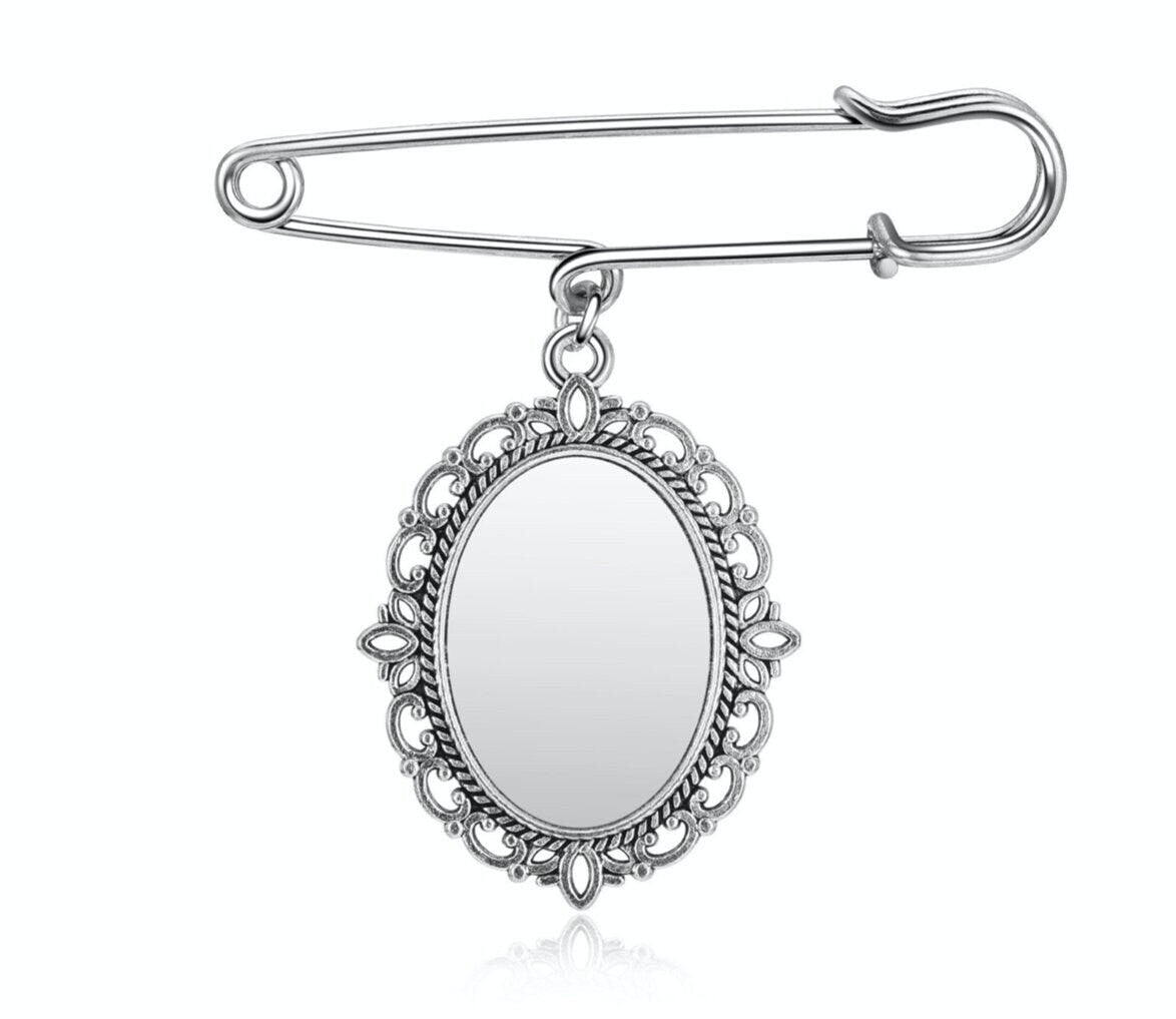 Groom Sentimental Wedding Photo Charms Boutonniere - Perfect Pendants Plus