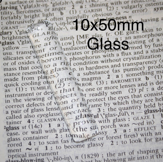 Rectangle Glass cabochons 10 x 50 mm for Making Photo Pendants fits into my rectangle pendants 2 inches