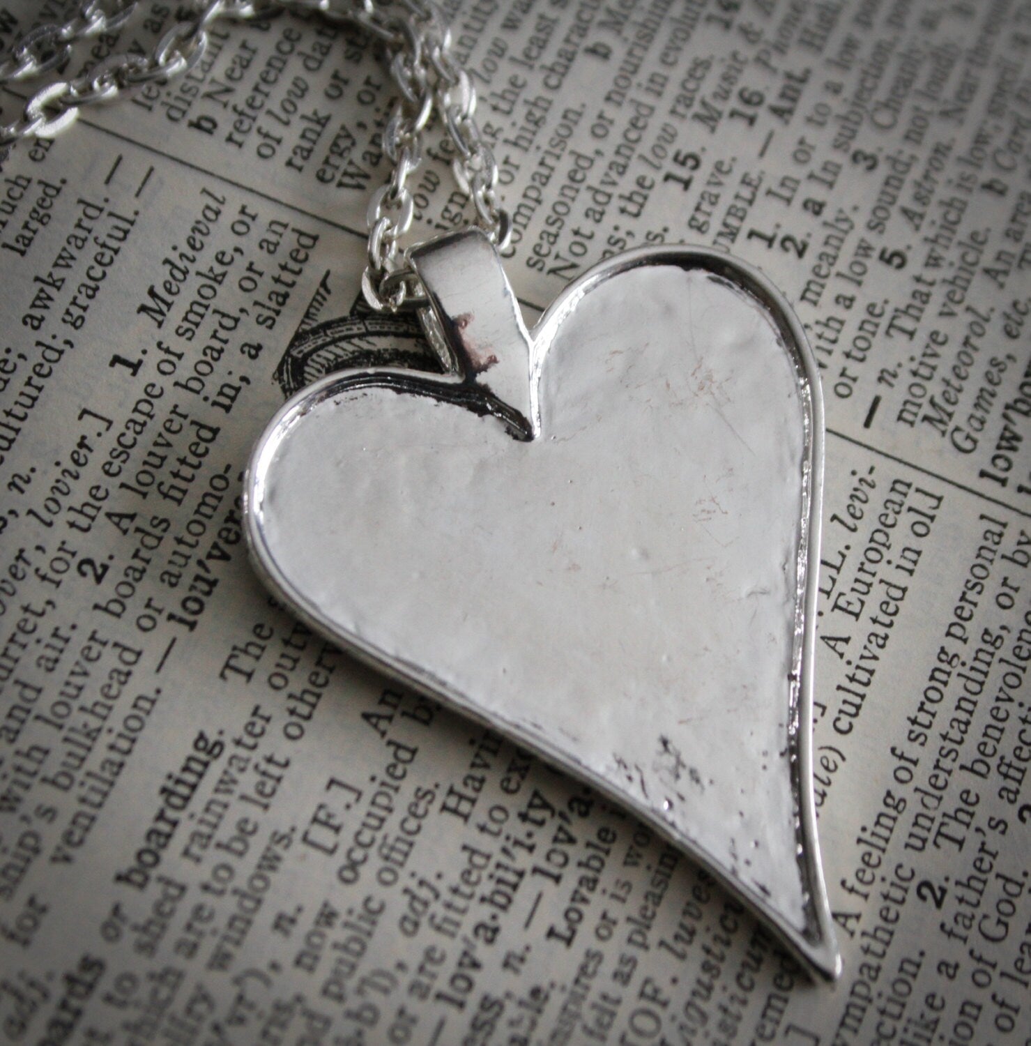 silver heart setting