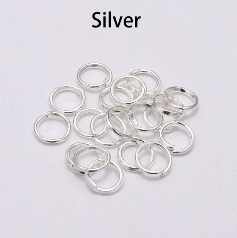 5mm Jump rings 200 pieces - Perfect Pendants Plus
