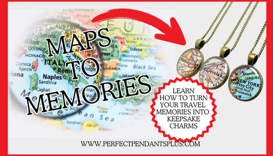 making jewelry from old maps and books