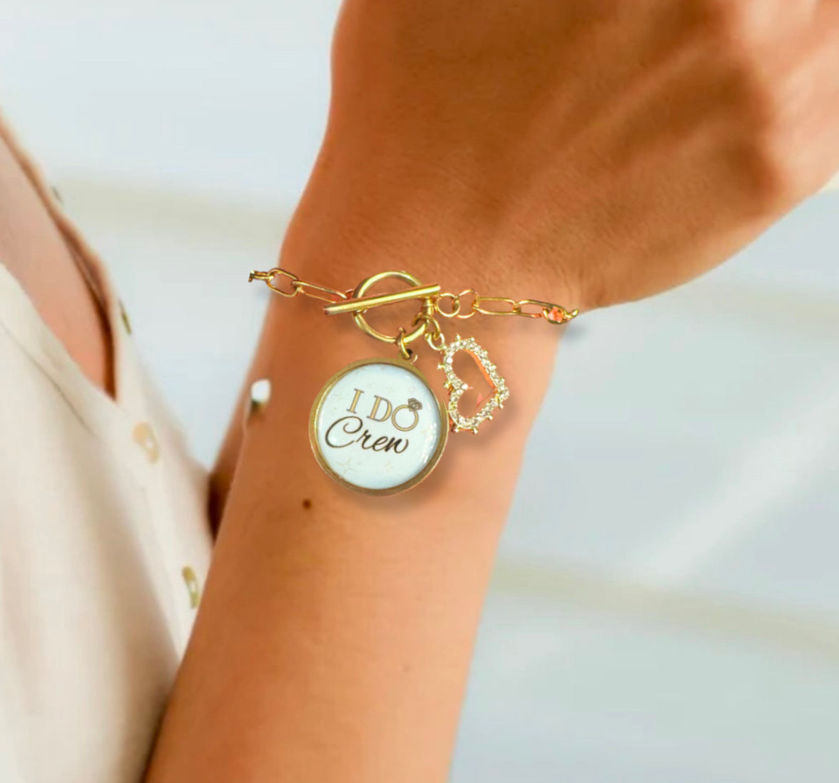 Personalized gifts charm bracelet necklace keychains photo charms 