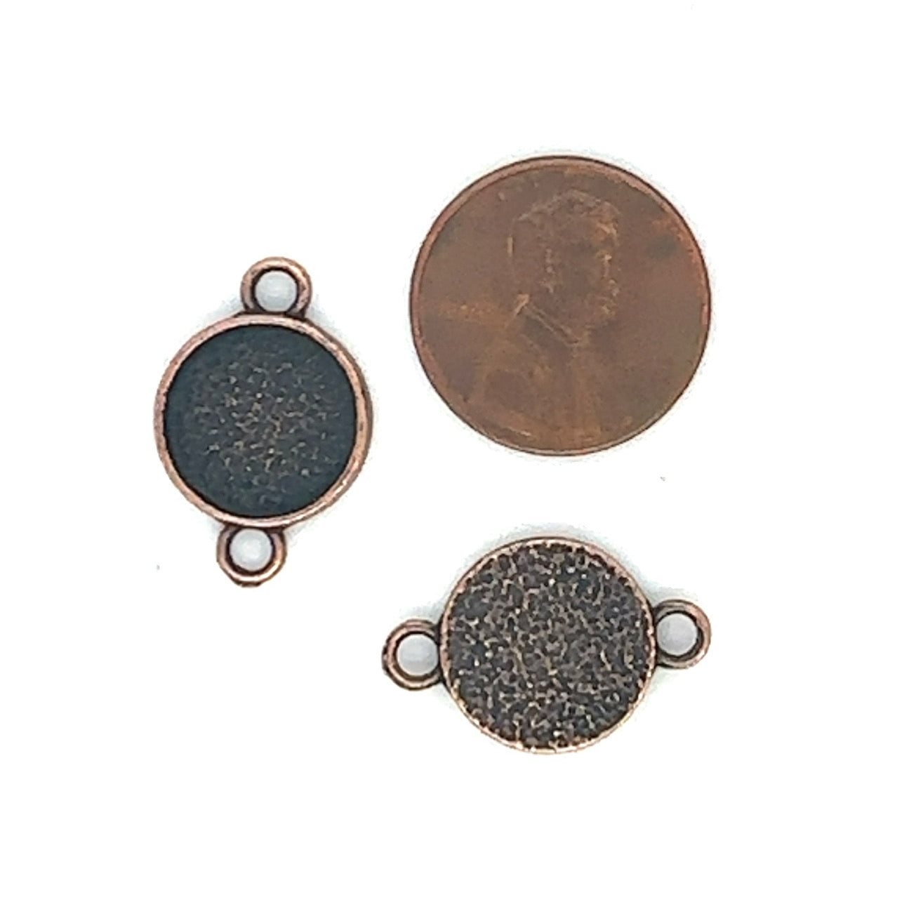 12mm Round Connector Setting Blank - Perfect Pendants Plus
