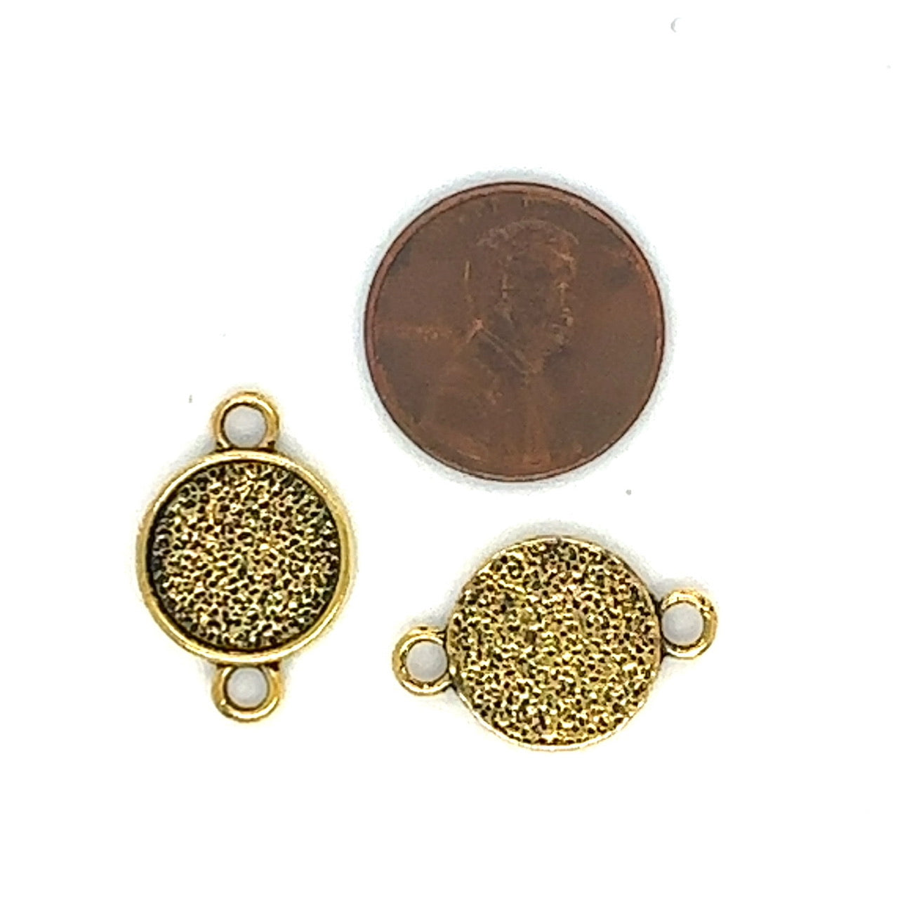 12mm Round Connector Setting Blank - Perfect Pendants Plus