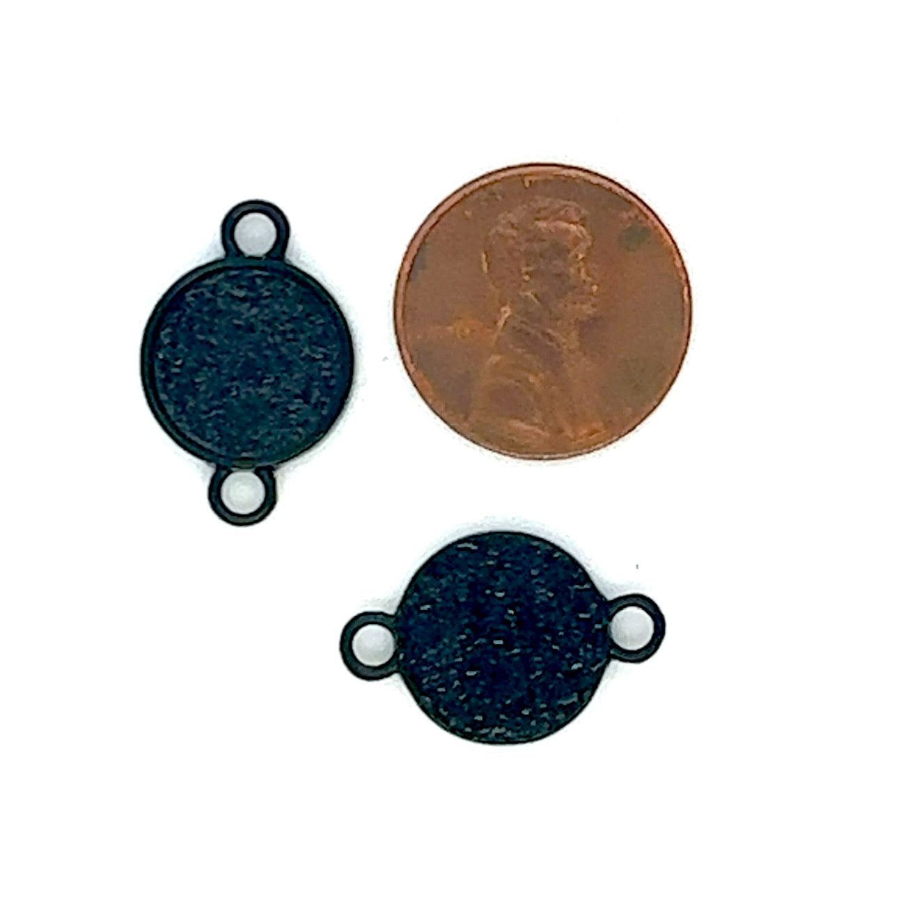 12mm Round Connector Setting Blank - Perfect Pendants Plus